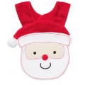 Santa Claus Design Embroidered Baby Bib